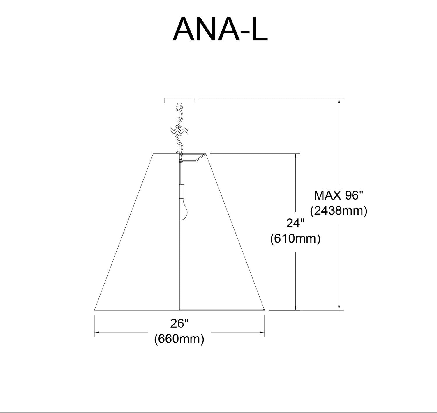 DAINOLITE, ANAYA HANGING PENDANT, PENDANT LIGHT