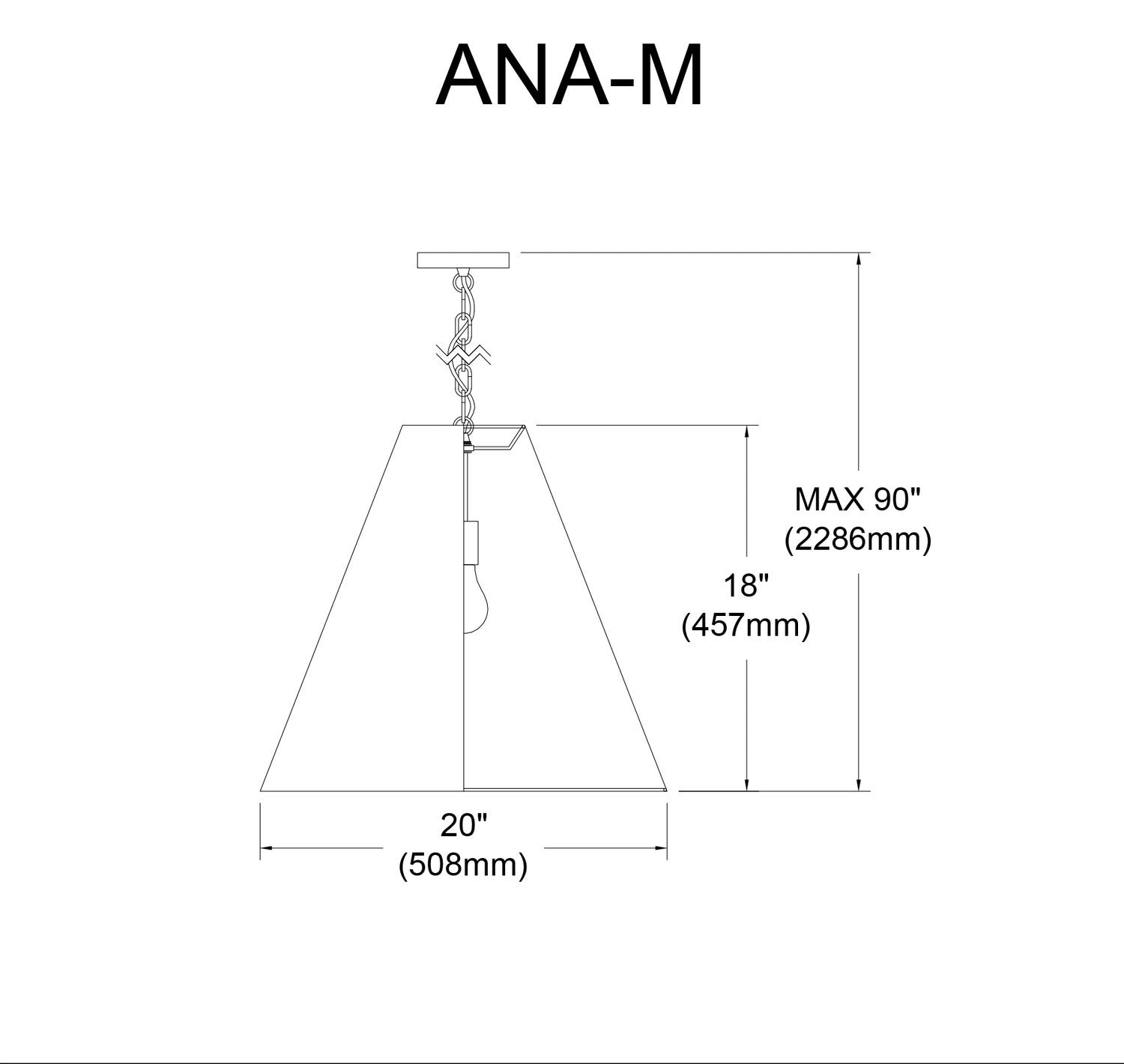 DAINOLITE, ANAYA HANGING PENDANT, PENDANT LIGHT