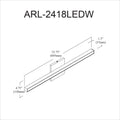 DAINOLITE LTD. ARL-2418LEDW-AGB fe26d1fa-6beb-4fd0-832d-fd89caa34f47