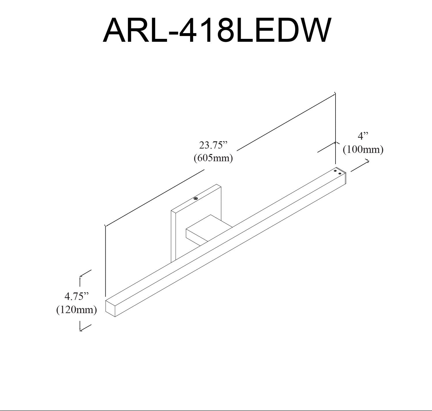 DAINOLITE LTD. ARL-418LEDW-MB 6ee54615-c0ff-48ec-a6e0-448f54941bdb