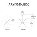 DAINOLITE, ARRAY HANGING CHANDELIER, CHANDELIER LIGHT