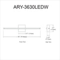 DAINOLITE, ARRAY WALL DECORATIVE, WALL SCONCES