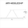 DAINOLITE, ARRAY HANGING PENDANT, PENDANT LIGHT