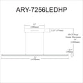 DAINOLITE, ARRAY HANGING PENDANT, PENDANT LIGHT