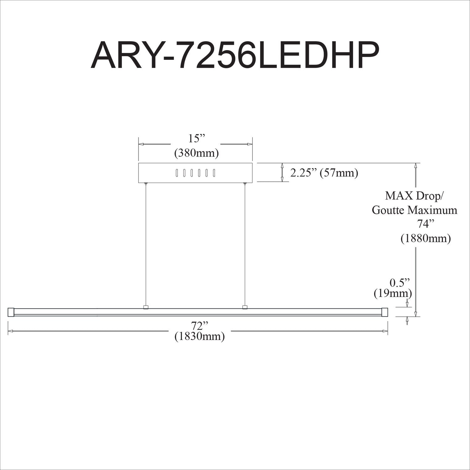 DAINOLITE, ARRAY HANGING PENDANT, PENDANT LIGHT