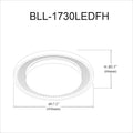 DAINOLITE, BOULLIER CEILING FLUSH, FLUSH MOUNT CEILING LIGHTS