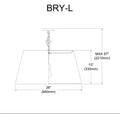 DAINOLITE, BRYNN HANGING PENDANT, PENDANT LIGHT