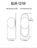 DAINOLITE, BURLAT WALL DECORATIVE, WALL SCONCES