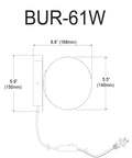 DAINOLITE, BURLAT WALL DECORATIVE, WALL SCONCES