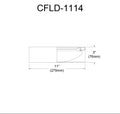 DAINOLITE, CFLD CEILING FLUSH, FLUSH MOUNT CEILING LIGHTS