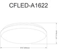DAINOLITE, LED CEILING FLUSH, FLUSH MOUNT CEILING LIGHTS