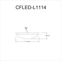 DAINOLITE, LED CEILING FLUSH, FLUSH MOUNT CEILING LIGHTS