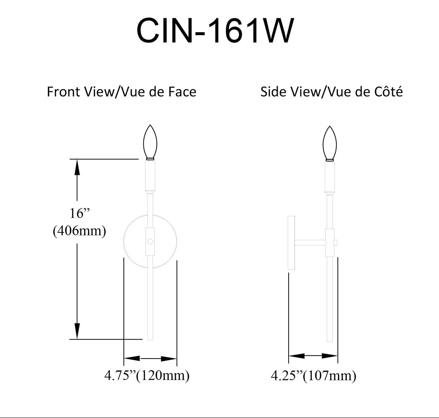 DAINOLITE, CINTHIA WALL DECORATIVE, WALL SCONCES