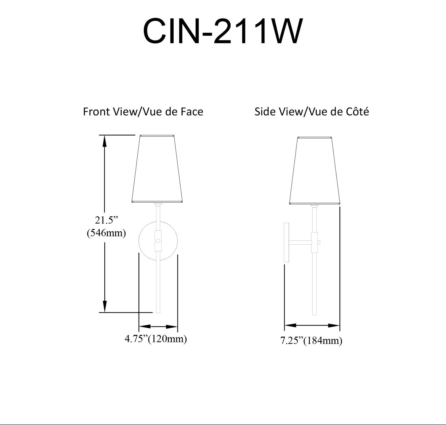 DAINOLITE, CINTHIA WALL DECORATIVE, WALL SCONCES