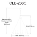 DAINOLITE, COLBY HANGING CHANDELIER, CHANDELIER LIGHT
