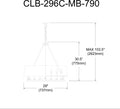 DAINOLITE, COLBY HANGING CHANDELIER, CHANDELIER LIGHT