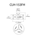 DAINOLITE, CALAH CEILING SEMI FLUSH, SEMI FLUSH MOUNT LIGHT