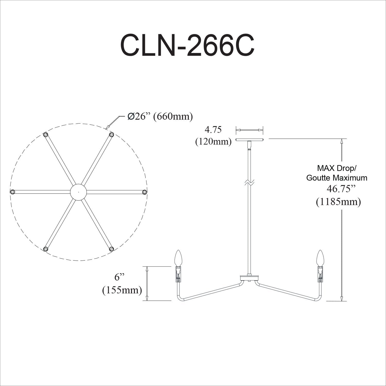 DAINOLITE, CLAYTON HANGING CHANDELIER, CHANDELIER LIGHT