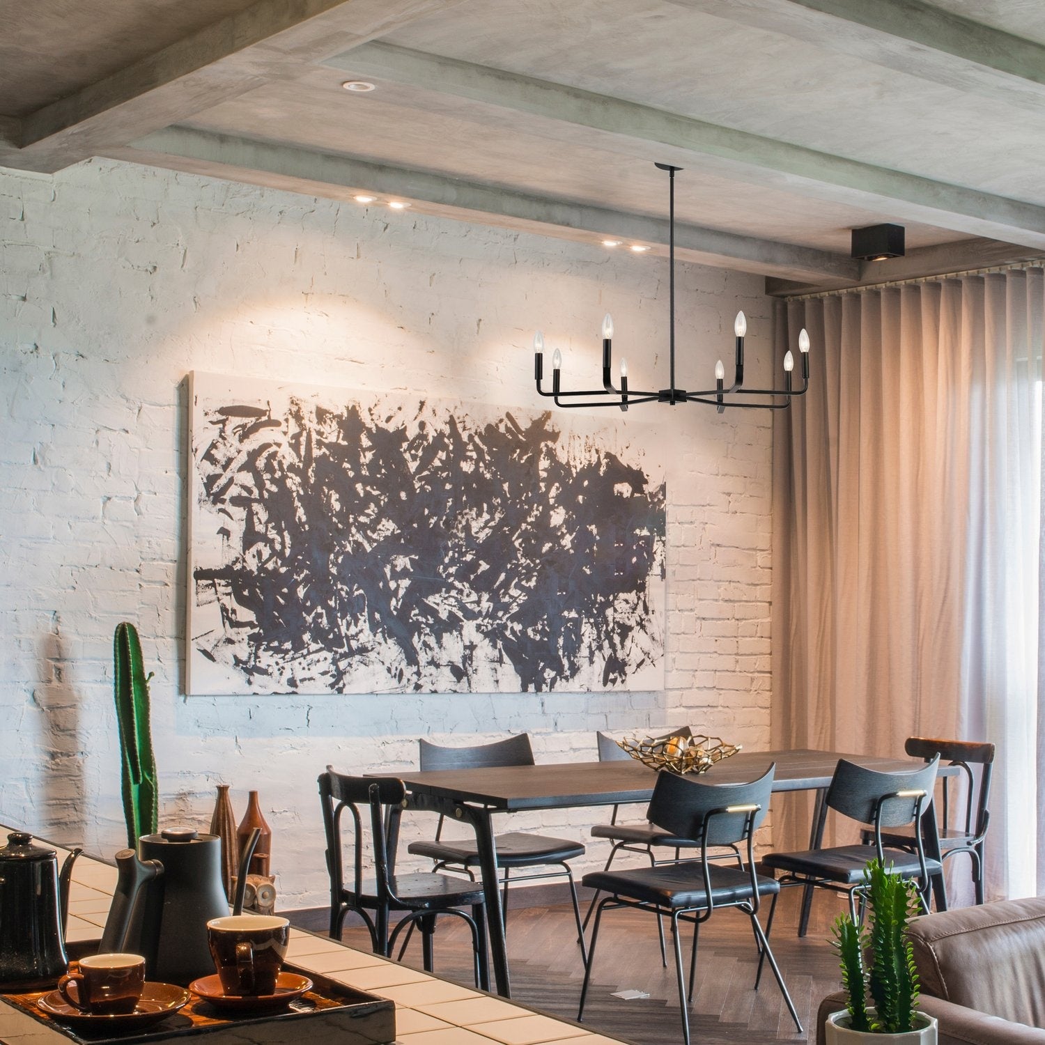 DAINOLITE, COLETTE HANGING CHANDELIER, CHANDELIER LIGHT