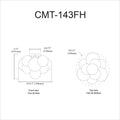 DAINOLITE, COMET CEILING FLUSH, FLUSH MOUNT CEILING LIGHTS