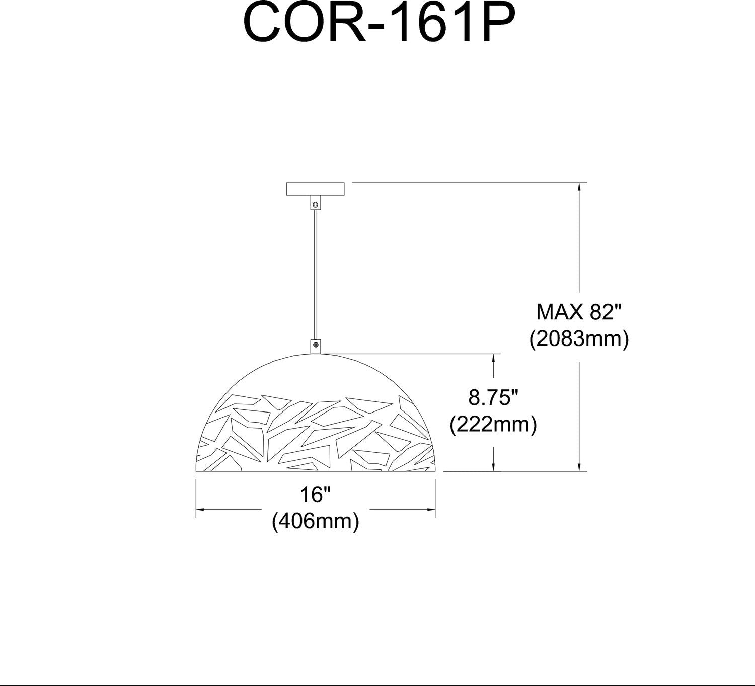 DAINOLITE LTD. COR-161P-WH 7fdebeb2-6dfe-4fbe-99a4-29c022eb8a2e