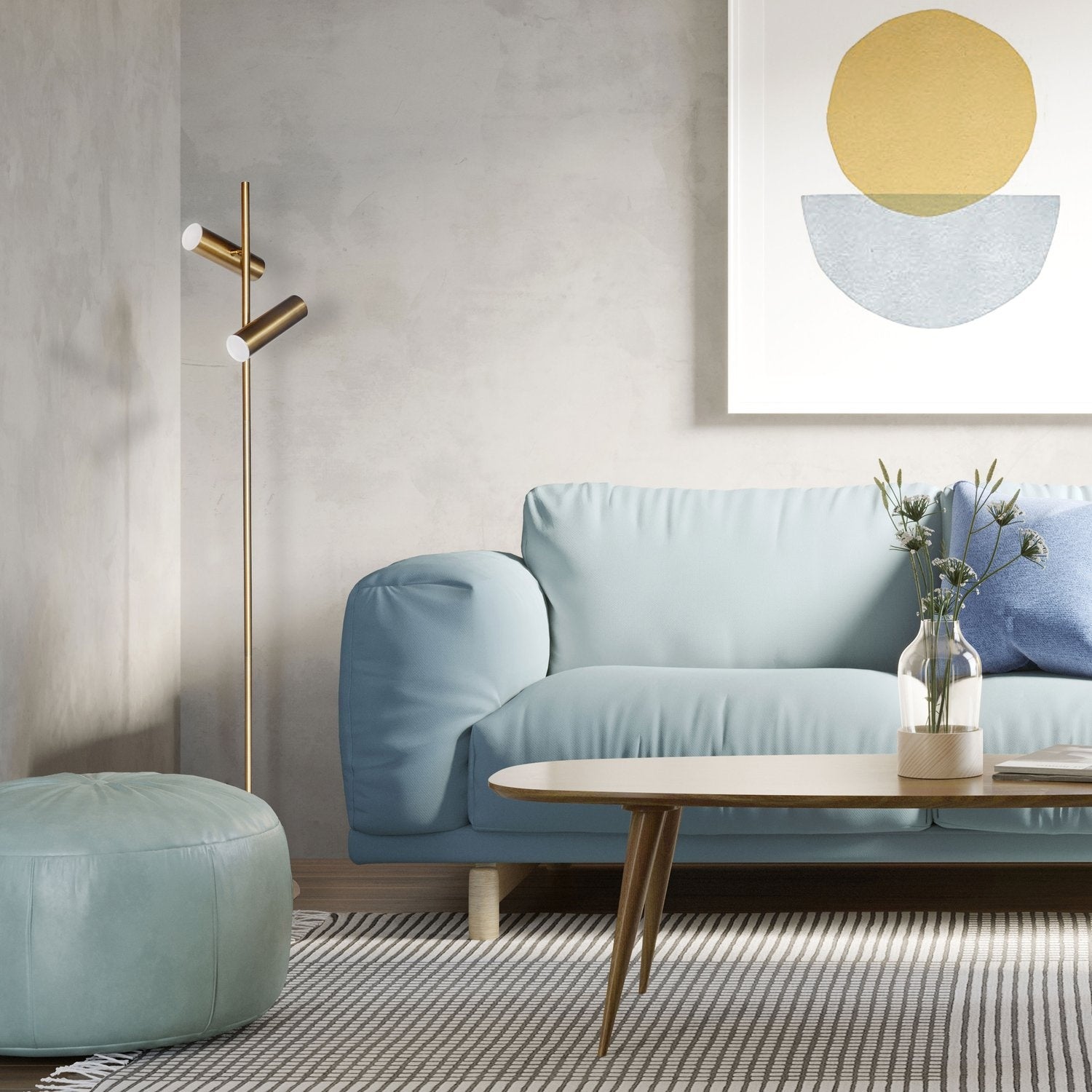 DAINOLITE, CONSTANCE FLOOR TASK, FLOOR LAMP