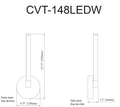 DAINOLITE, CORVETTE WALL DECORATIVE, WALL SCONCES