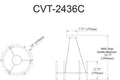 DAINOLITE, CORVETTE HANGING CHANDELIER, CHANDELIER LIGHT