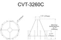 DAINOLITE, CORVETTE HANGING CHANDELIER, CHANDELIER LIGHT