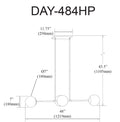 DAINOLITE, DAYANA HANGING PENDANT, PENDANT LIGHT