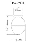 DAINOLITE, DAYANA CEILING FLUSH, FLUSH MOUNT CEILING LIGHTS