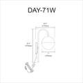 DAINOLITE, DAYANA WALL DECORATIVE, WALL SCONCES
