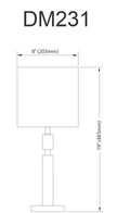 DAINOLITE FERNANDA TABLE DECORATIVE - Table