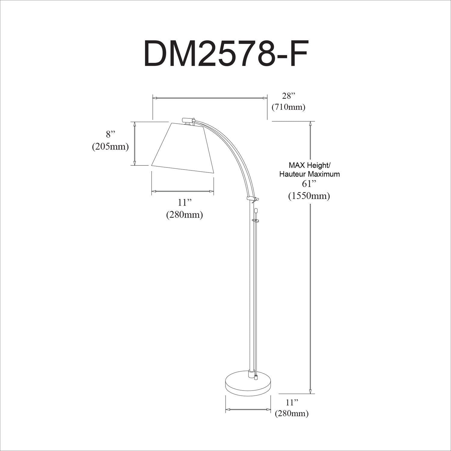 DAINOLITE LTD. DM2578-F-OBB bd55b47a-aaf8-4707-a9bc-cad814160e82