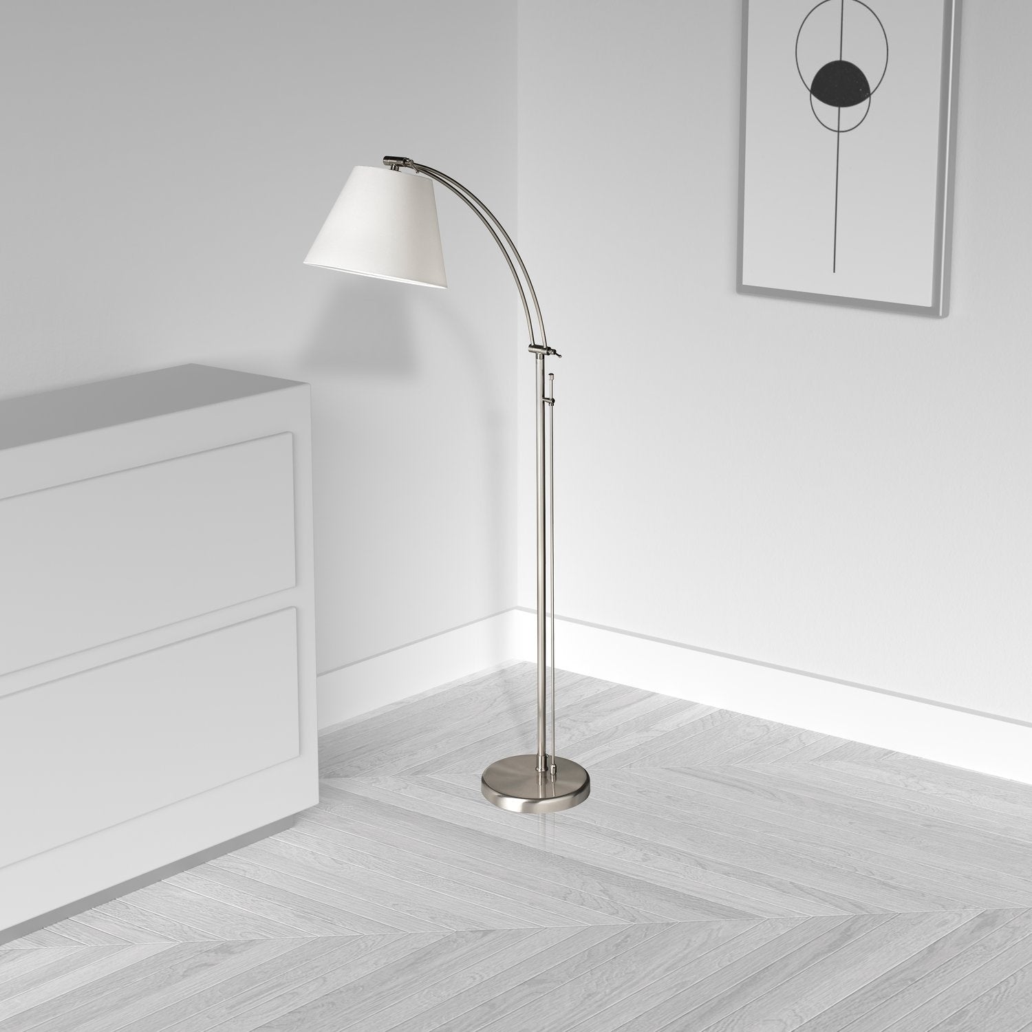 DAINOLITE, FELIX FLOOR TASK, FLOOR LAMP