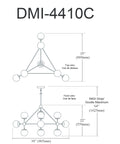 DAINOLITE, DOMI HANGING CHANDELIER, CHANDELIER LIGHT