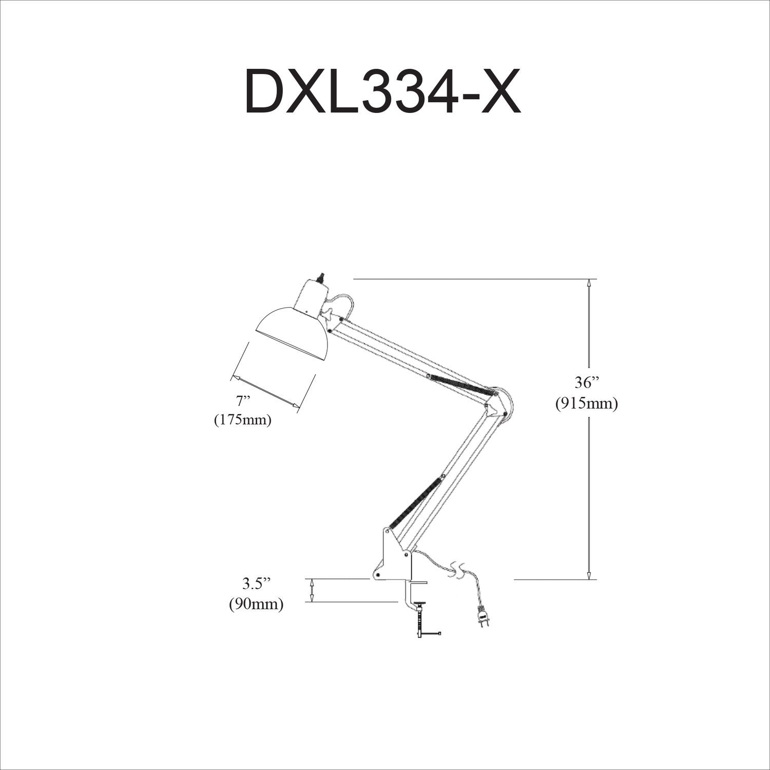 DAINOLITE TASK LAMPS TABLE TASK - Task