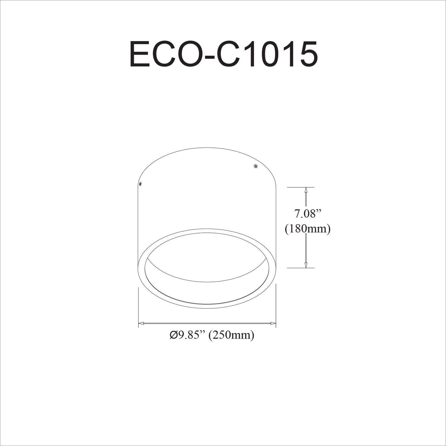 DAINOLITE, ECHO CEILING FLUSH, FLUSH MOUNT CEILING LIGHTS
