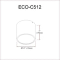 DAINOLITE, ECHO CEILING FLUSH, FLUSH MOUNT CEILING LIGHTS