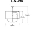 DAINOLITE, ELEANOR HANGING CHANDELIER, CHANDELIER LIGHT