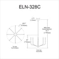 DAINOLITE, ELEANOR HANGING CHANDELIER, CHANDELIER LIGHT