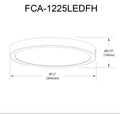DAINOLITE, FRANCHESA CEILING FLUSH, FLUSH MOUNT CEILING LIGHTS