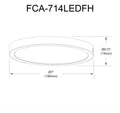 DAINOLITE, FRANCHESA CEILING FLUSH, FLUSH MOUNT CEILING LIGHTS