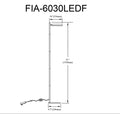 DAINOLITE, FIA FLOOR TASK, FLOOR LAMP