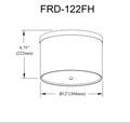DAINOLITE, FREDERICA CEILING FLUSH, FLUSH MOUNT CEILING LIGHTS