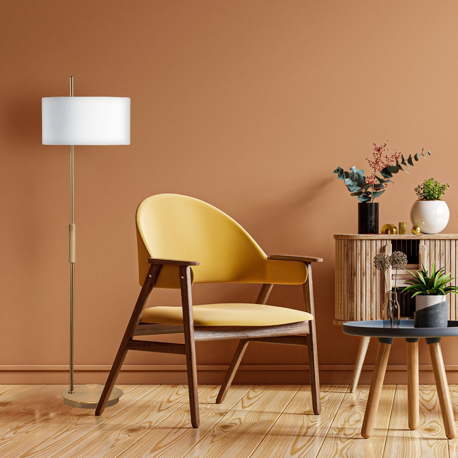 DAINOLITE, FITZGERALD FLOOR DECORATIVE, FLOOR LAMP