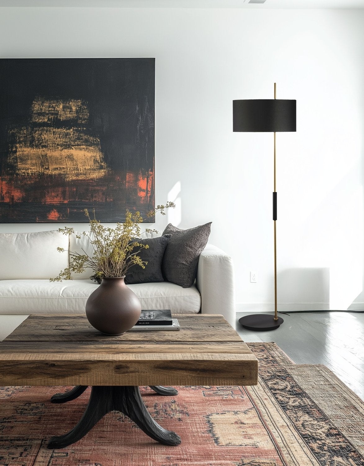 DAINOLITE, FITZGERALD FLOOR DECORATIVE, FLOOR LAMP