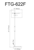 DAINOLITE, FITZGERALD FLOOR DECORATIVE, FLOOR LAMP