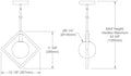 DAINOLITE, GLASGOW HANGING PENDANT, PENDANT LIGHT