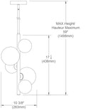 DAINOLITE, GLASGOW HANGING PENDANT, PENDANT LIGHT